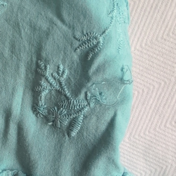 max studio floral embroidered cross-back peplum tank blouse 3T toddler girls - Picture 9 of 9